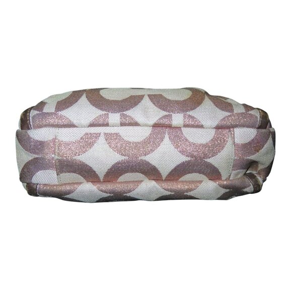 COACH 2009 Parker OP Art Frame Kisslock Triple Compartment Signature Sufflette - Picture 9 of 16